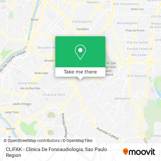CLIFAK - Clínica De Fonoaudiologia map