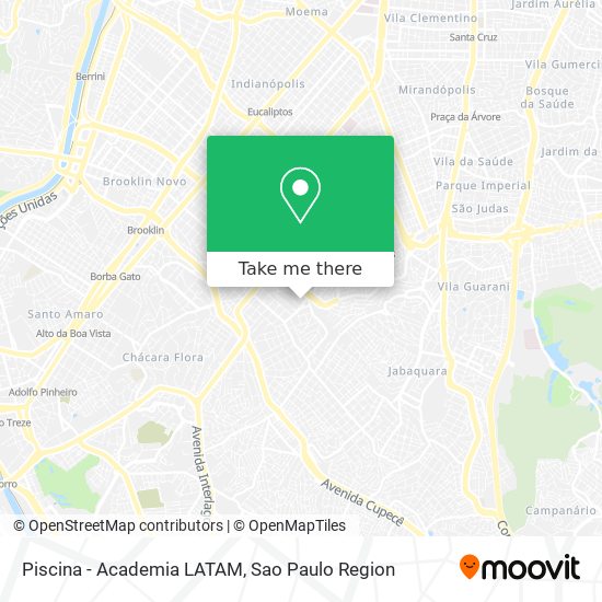 Piscina - Academia LATAM map