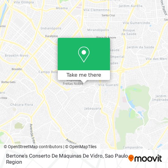 Mapa Bertone's Conserto De Máquinas De Vidro