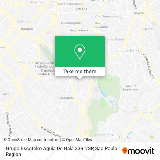 Mapa Grupo Escoteiro Águia De Haia 239º / SP