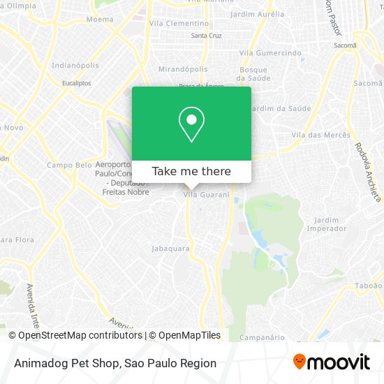 Animadog Pet Shop map