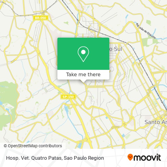 Hosp. Vet. Quatro Patas map