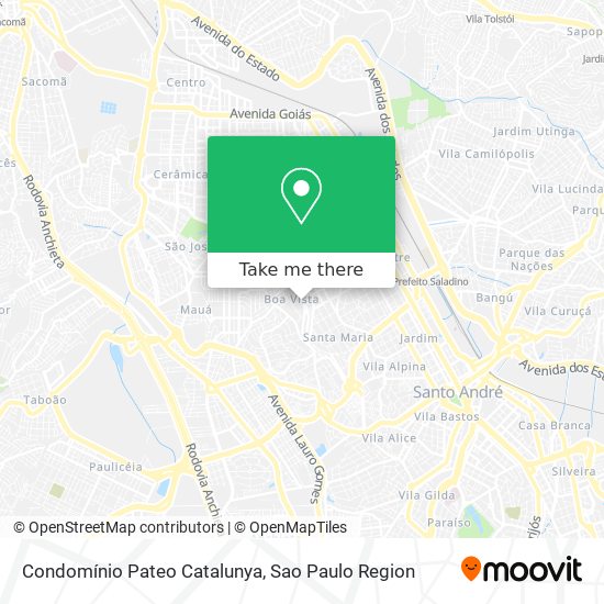 Condomínio Pateo Catalunya map