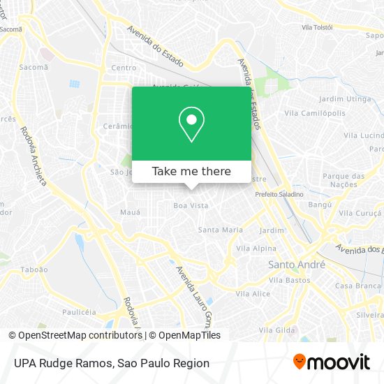 UPA Rudge Ramos map