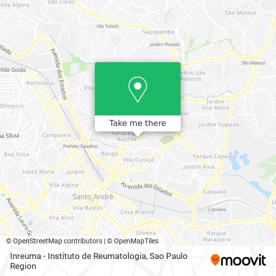 Inreuma - Instituto de Reumatologia map