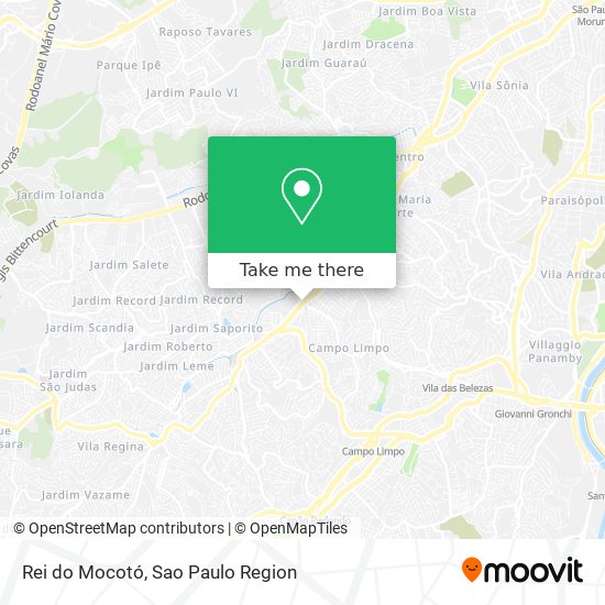 Mapa Rei do Mocotó