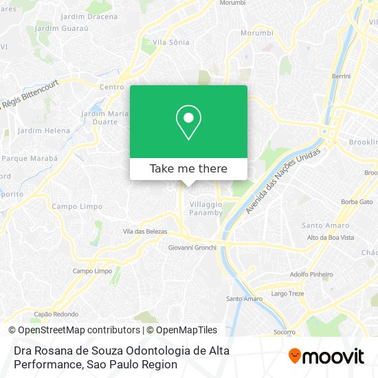 Dra Rosana de Souza Odontologia de Alta Performance map