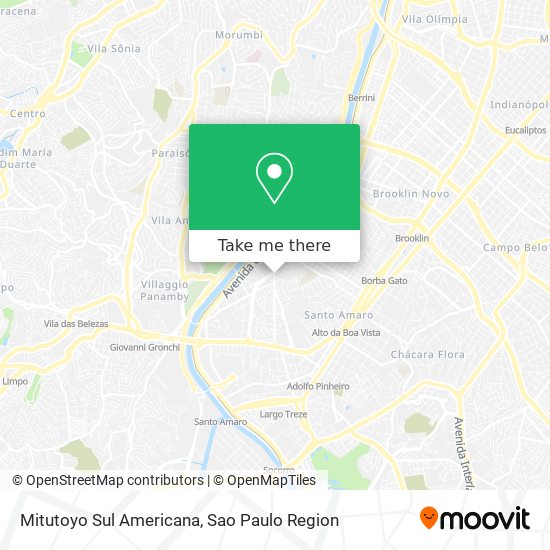 Mitutoyo Sul Americana map