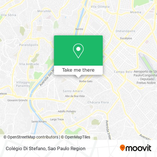 Colégio Di Stefano map