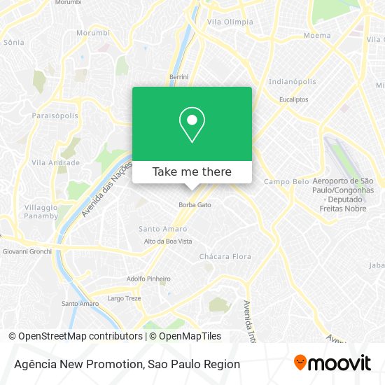 Agência New Promotion map