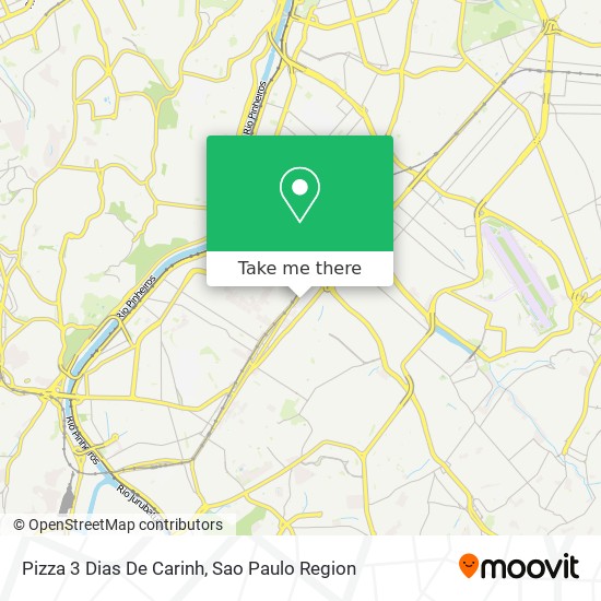 Pizza 3 Dias De Carinh map