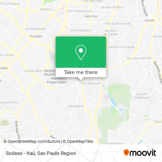 Mapa Sodexo - Itaú