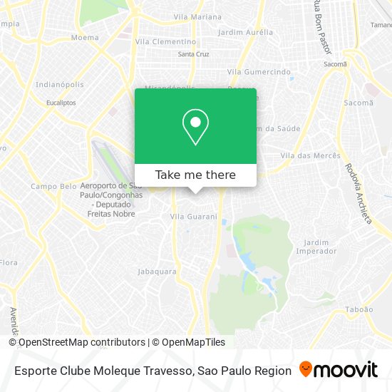 Mapa Esporte Clube Moleque Travesso