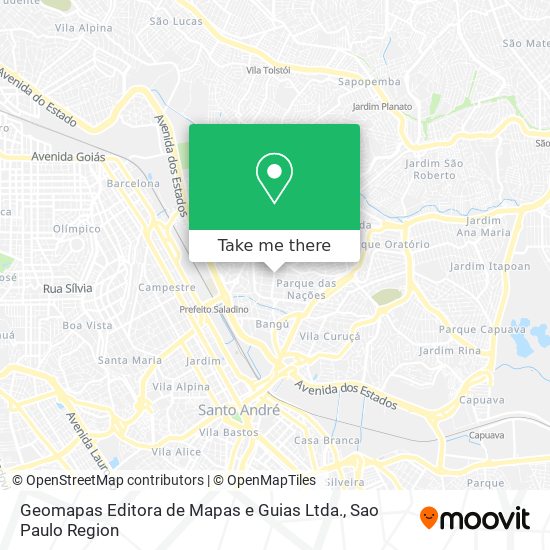 Geomapas Editora de Mapas e Guias Ltda. map