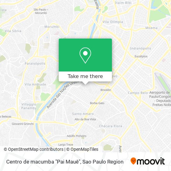 Centro de macumba "Pai Mauê" map