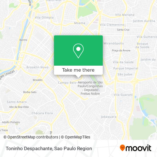 Toninho Despachante map