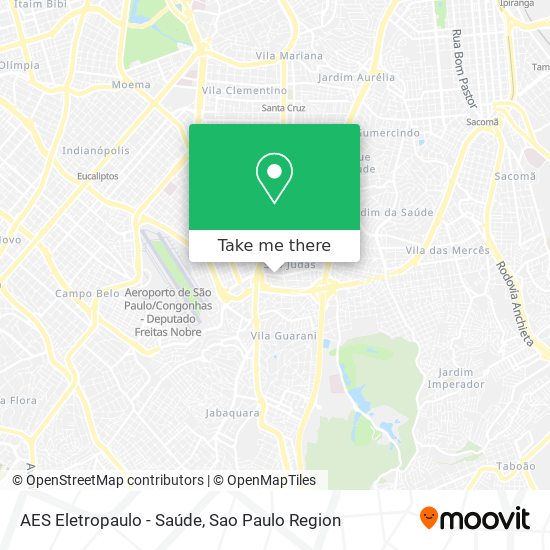 AES Eletropaulo - Saúde map