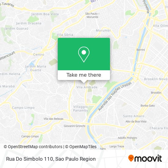 Rua Do Simbolo 110 map