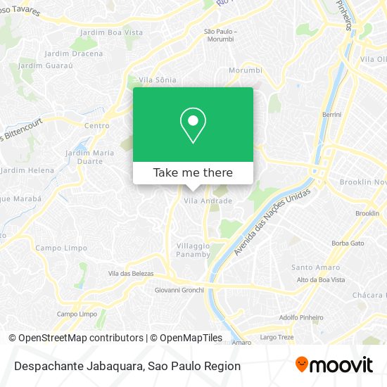 Despachante Jabaquara map