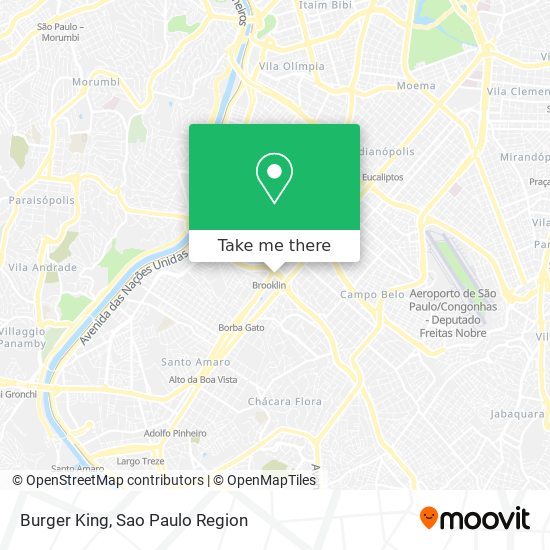 Mapa Burger King