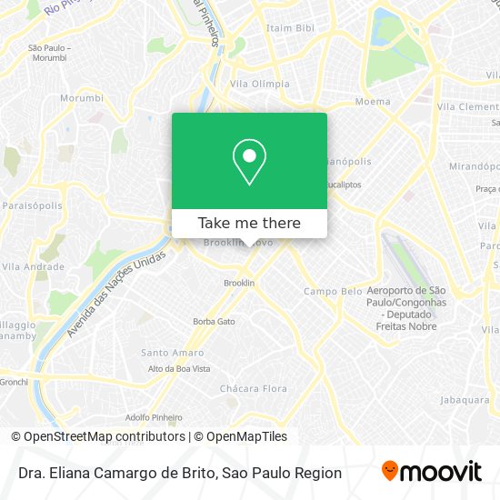 Dra. Eliana Camargo de Brito map