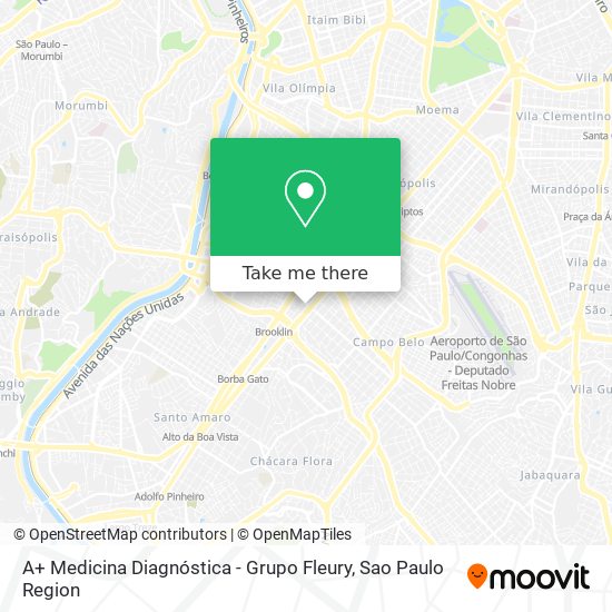 A+ Medicina Diagnóstica - Grupo Fleury map