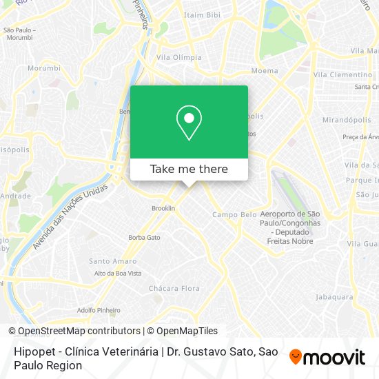 Hipopet - Clínica Veterinária | Dr. Gustavo Sato map