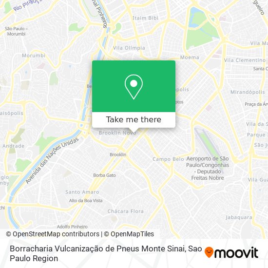 Borracharia Vulcanização de Pneus Monte Sinai map