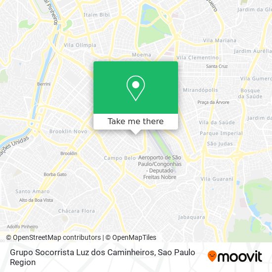 Grupo Socorrista Luz dos Caminheiros map