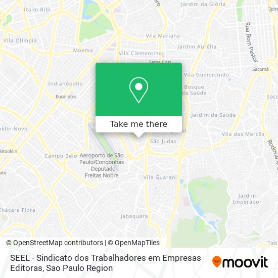 SEEL - Sindicato dos Trabalhadores em Empresas Editoras map