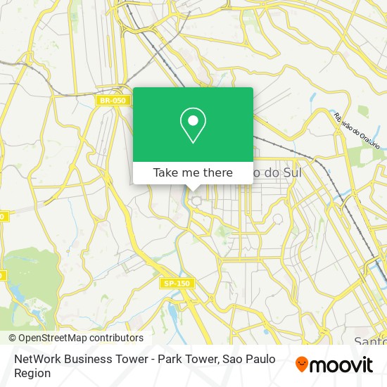 NetWork Business Tower - Park Tower map