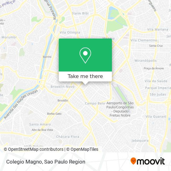 Colegio Magno map