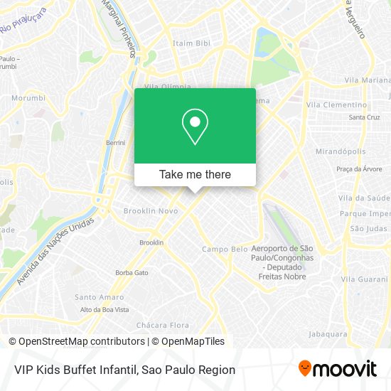 VIP Kids Buffet Infantil map