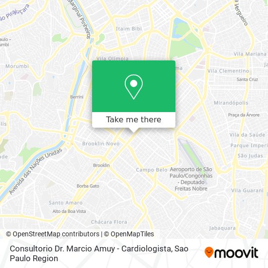 Consultorio Dr. Marcio Amuy - Cardiologista map