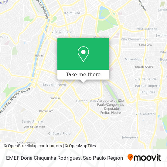 Mapa EMEF Dona Chiquinha Rodrigues