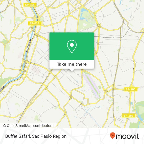 Mapa Buffet Safari