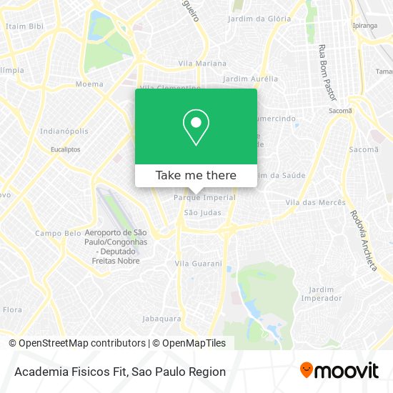 Academia Fisicos Fit map