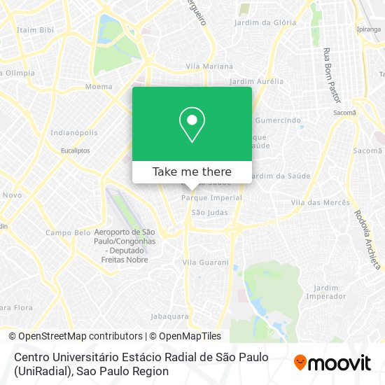 Centro Universitário Estácio Radial de São Paulo (UniRadial) map