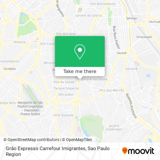 Grão Expresso Carrefour Imigrantes map