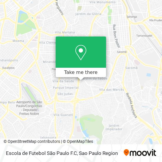 Escola de Futebol São Paulo F.C map