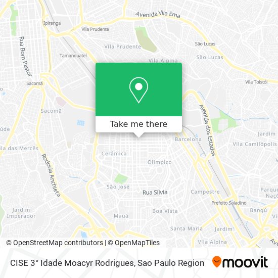 CISE 3° Idade Moacyr Rodrigues map