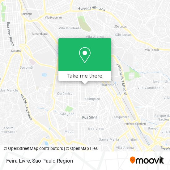 Feira Livre map