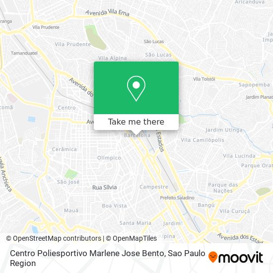 Centro Poliesportivo Marlene Jose Bento map
