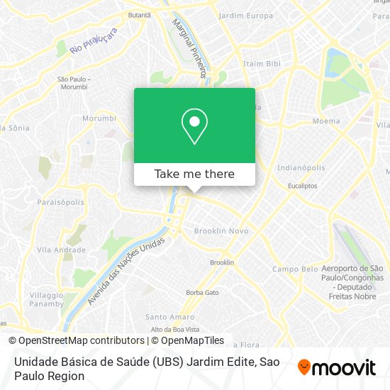 Unidade Básica de Saúde (UBS) Jardim Edite map