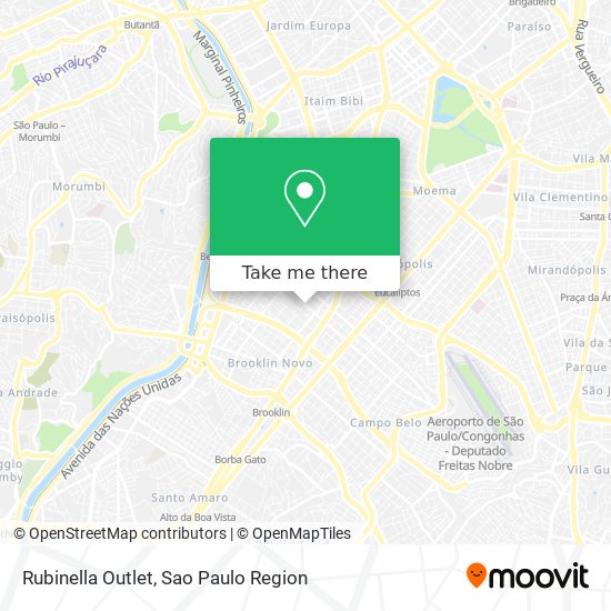Rubinella Outlet map