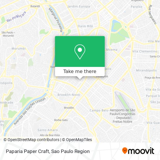 Paparia Paper Craft map