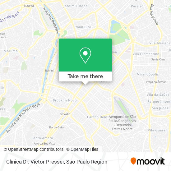 Clínica Dr. Victor Presser map