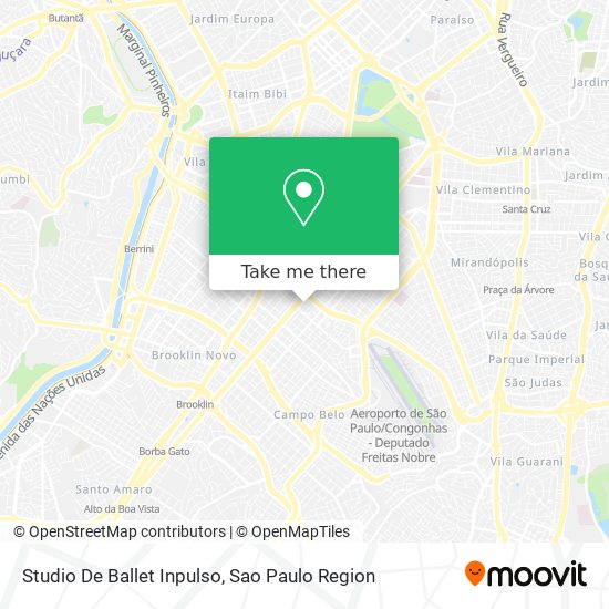 Mapa Studio De Ballet Inpulso