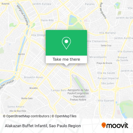 Mapa Alakazan Buffet Infantil