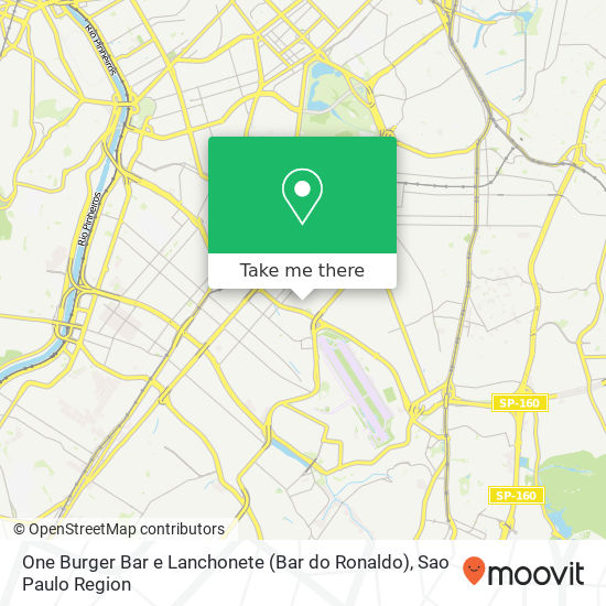 One Burger Bar e Lanchonete (Bar do Ronaldo) map